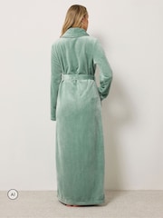Long Tall Sally Green Super Luxe Maxi Dressing Gown - Image 3 of 6