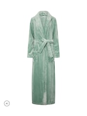 Long Tall Sally Green Super Luxe Maxi Dressing Gown - Image 5 of 6