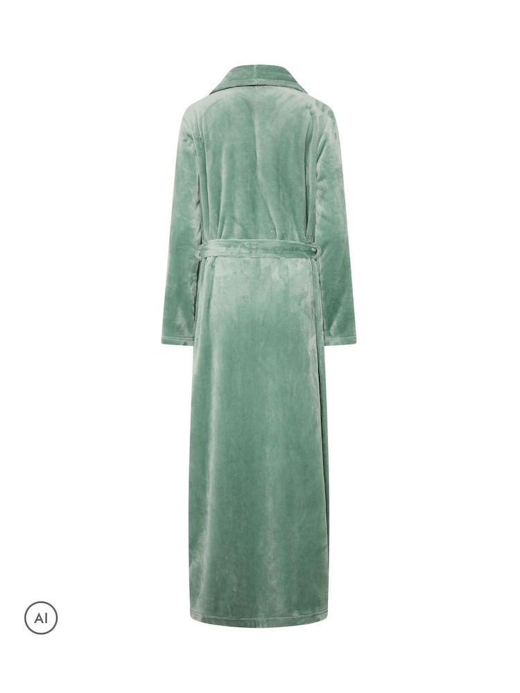 Long Tall Sally Green Super Luxe Maxi Dressing Gown - Image 6 of 6 Long Tall Sally Green Super Luxe Maxi Dressing Gown - Image 6 of 6