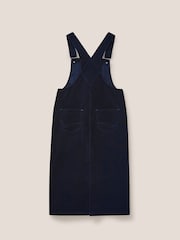 White Stuff Blue Emmie Organic Corduroy Midi Pinny - Image 6 of 6