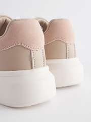 Neutral Brown Chunky Sole Trainers - Image 3 of 5