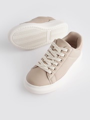 Neutral Brown Chunky Sole Trainers - Image 4 of 5