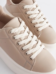 Neutral Brown Chunky Sole Trainers - Image 5 of 5