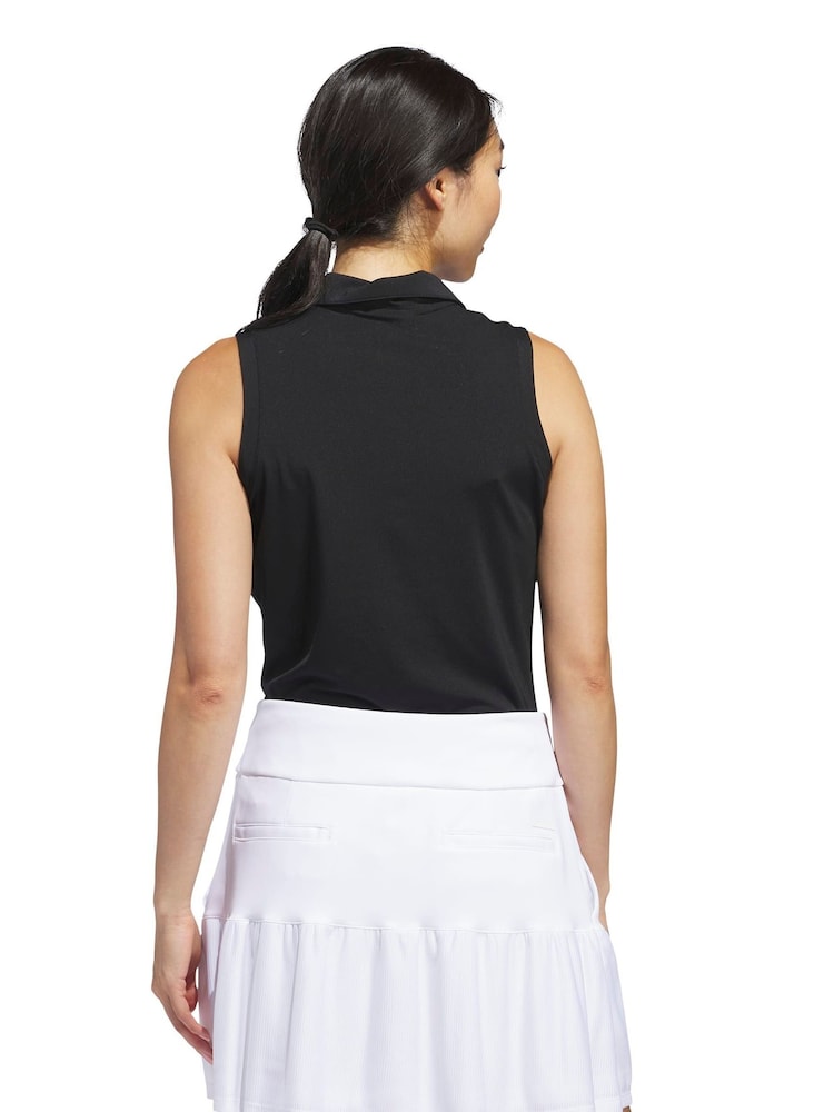 adidas Golf Black Polo Shirt - Image 2 of 6 adidas Golf Black Polo Shirt - Image 2 of 6