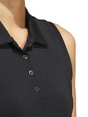 adidas Golf Black Polo Shirt - Image 4 of 6