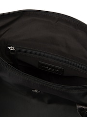 Pure Luxuries London Black 'Josette' Canvas & Leather Tote Bag - Image 6 of 6