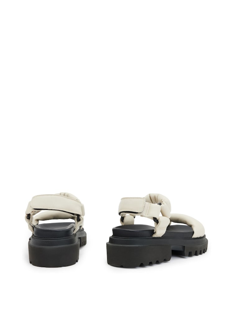 AllSaints White Helium Sandals - Image 3 of 3