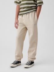 Gap Cream Vintage Soft Relaxed Logo Joggers (4-13yrs) - Image 1 of 5