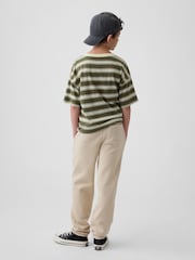 Gap Cream Vintage Soft Relaxed Logo Joggers (4-13yrs) - Image 2 of 5