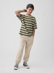 Gap Cream Vintage Soft Relaxed Logo Joggers (4-13yrs) - Image 3 of 5