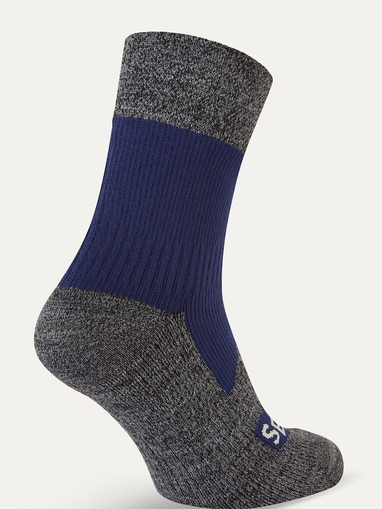 Sealskinz Blue Bircham Waterproof All Weather Ankle Length Socks - Image 2 of 3