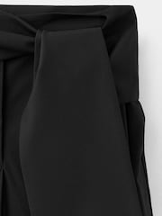 Mango Black Belted Wide Leg Trousers - Image 6 of 7