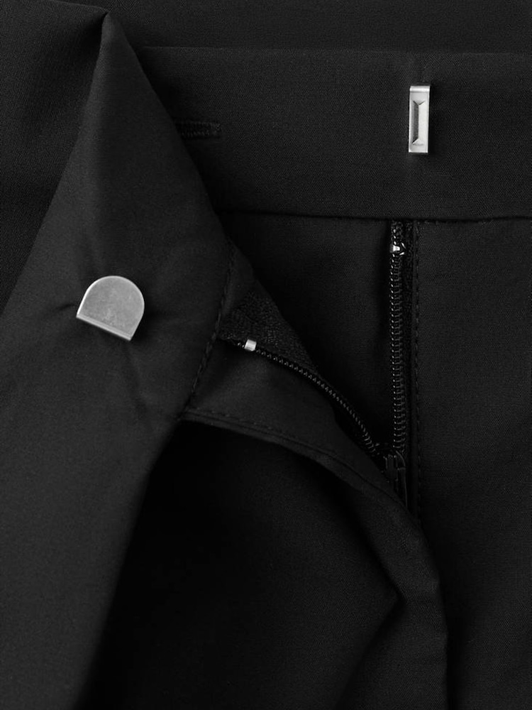 Mango Black Belted Wide Leg Trousers - Image 7 of 7 Mango Black Belted Wide Leg Trousers - Image 7 of 7