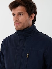 Mėlyna - „Saltwell Borg“ pamušalu dengta Harrington striukė - 5 paveikslėlis iš 6