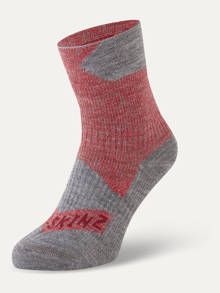 Sealskinz Red Bircham Waterproof All Weather Ankle Length Socks - Image 1 of 1