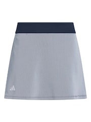 Adidas Golf Blue Textured Golf Skort - Image 1 of 5