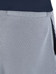 Adidas Golf Blue Textured Golf Skort - Image 4 of 5