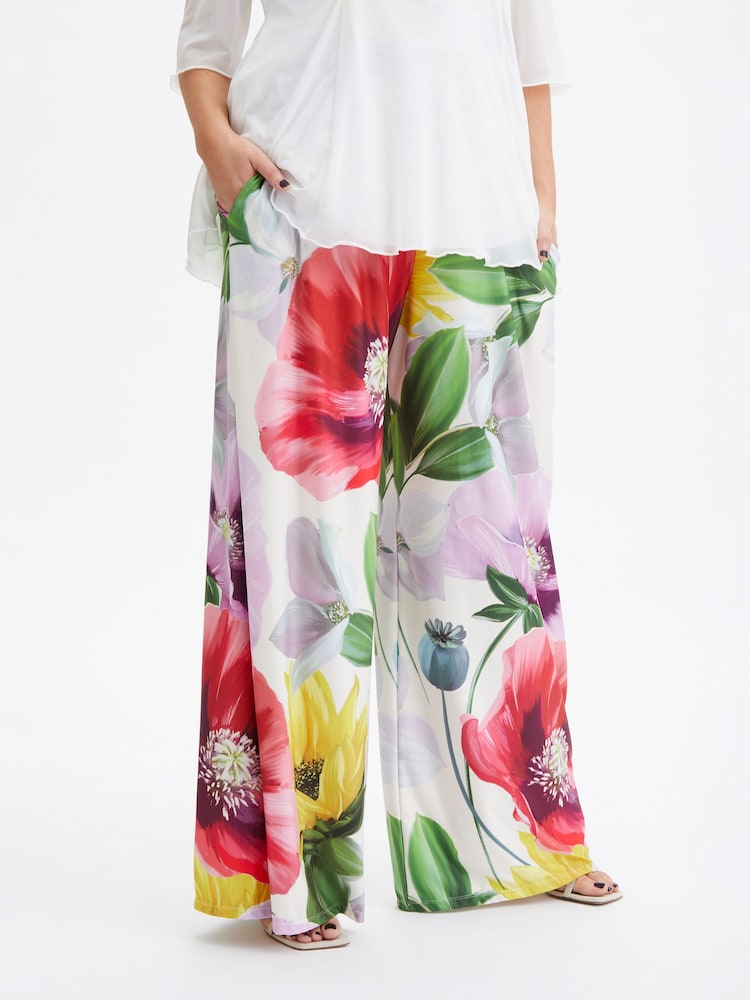 Mehrfarbig - Scarlett & Jo Bette Wide-Leg-Hose - Bild 1 von 3