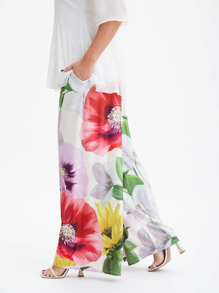 Mehrfarbig - Scarlett & Jo Bette Wide-Leg-Hose - Bild 3 von 3
