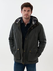 Saltwell Wax Cotton Hooded Jacket - Image 1 of 6