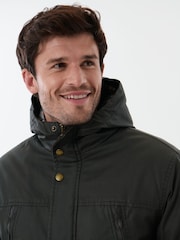 Saltwell Wax Cotton Hooded Jacket - Image 5 of 6