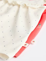 Red/ Navy/ White Strawberry 2 Pack Baby T-Shirts and Shorts Set - Image 12 of 12