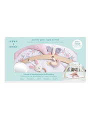aden + anais Pink Girl 100% Cotton Discover Ma Fleur Activity Gym - Image 5 of 5