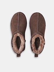 Whistles Nude Mable Slipper Boots - Image 2 of 4