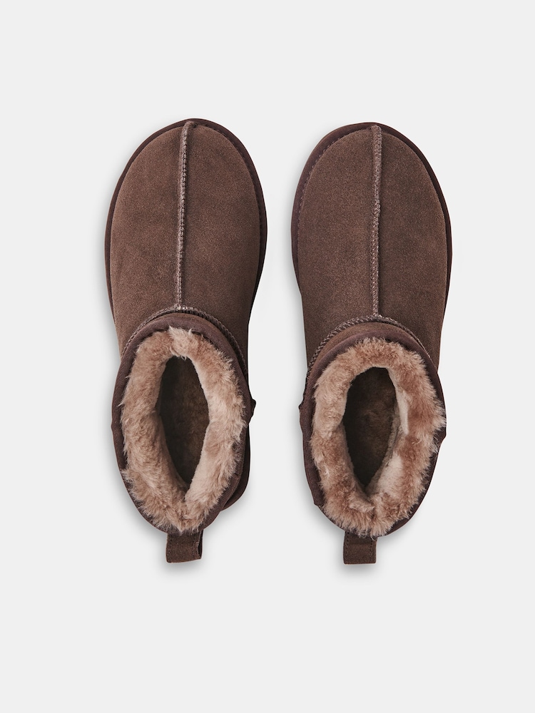 Whistles Nude Mable Slipper Boots - Image 2 of 4
