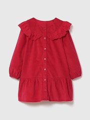 Gap Red Corduroy Drop-Waist Dress - Image 1 of 3