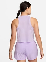 Flieder-Violett - Nike Dri-fit One Klassisches, atmungsaktives Trägertop - Bild 2 von 7
