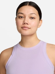 Flieder-Violett - Nike Dri-fit One Klassisches, atmungsaktives Trägertop - Bild 3 von 7