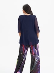Scarlett & Jo Blue V-Neck Tunic - Image 2 of 5
