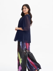 Scarlett & Jo Blue V-Neck Tunic - Image 3 of 5