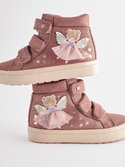 Fig Pink Fairy High Top Trainers - Image 3 of 6