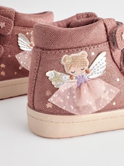 Fig Pink Fairy High Top Trainers - Image 5 of 6