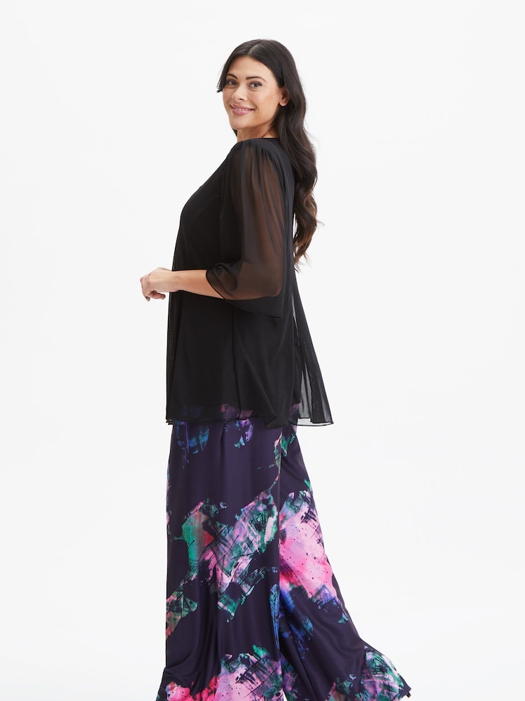 Marineblau - Scarlett & Jo Bette Wide-Leg-Hose - Bild 2 von 3
