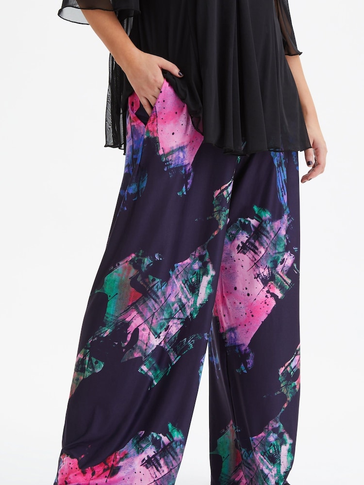 Marineblau - Scarlett & Jo Bette Wide-Leg-Hose - Bild 3 von 3