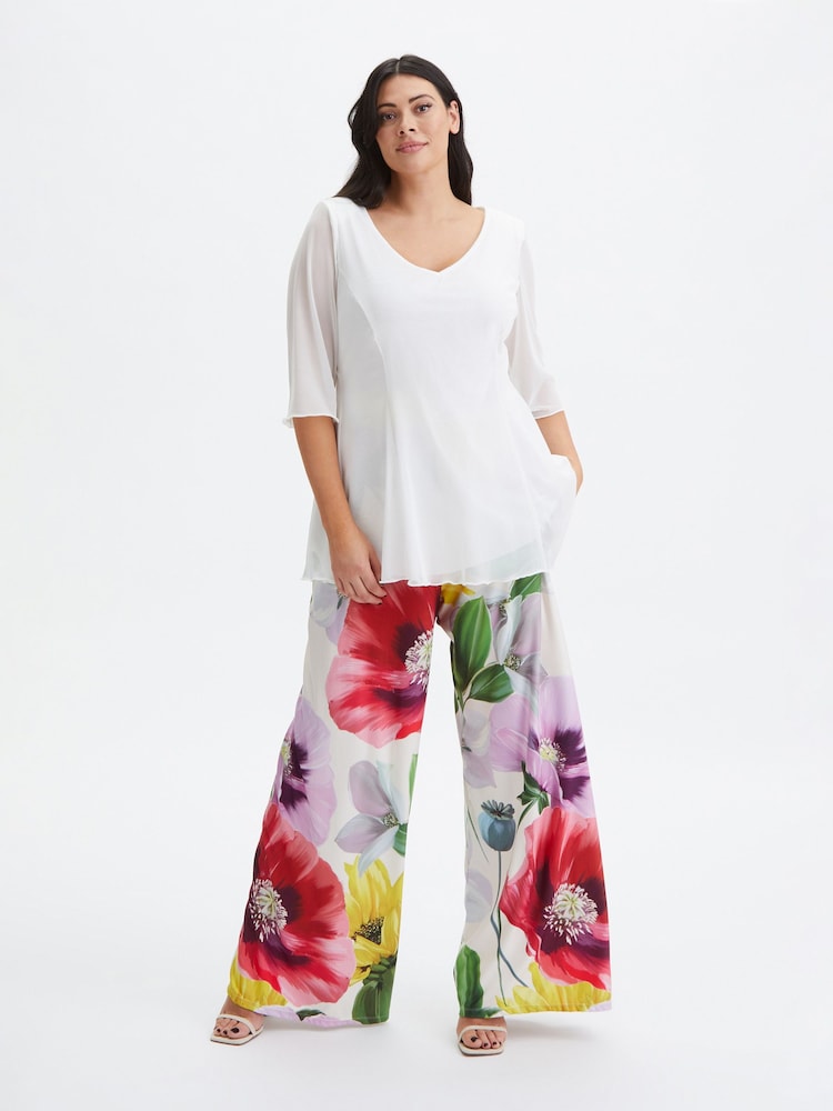 Scarlett & Jo White V-Neck Tunic - Image 1 of 4