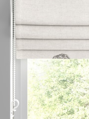 Emily Bond Pebble Grey 100% Cotton Globe Made to Measure Roman Blinds - Image 2 of 6