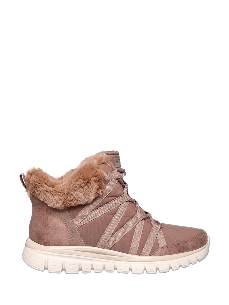 Skechers Brown Graceful Shoes Slip In - Image 1 of 5 Skechers Brown Graceful Shoes Slip In - Image 1 of 5
