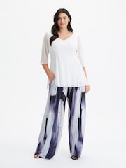 Schwarz und weiß - Scarlett & Jo Bette Wide-Leg-Hose - Bild 3 von 4