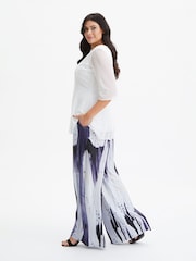 Schwarz und weiß - Scarlett & Jo Bette Wide-Leg-Hose - Bild 4 von 4