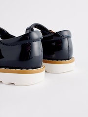 Navy Blue Scallop Mary Jane Shoes - Image 5 of 6