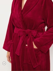 Rojo - Bata Luxe de Yours Curve - Imagen 4 de 6