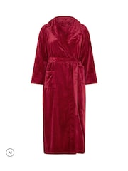 Rojo - Bata Luxe de Yours Curve - Imagen 5 de 6