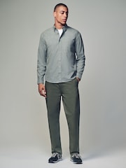 Зеленый хаки - Utility Chino 100% Cotton Trousers - Изображение 2 из 7