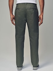 Зеленый хаки - Utility Chino 100% Cotton Trousers - Изображение 4 из 7