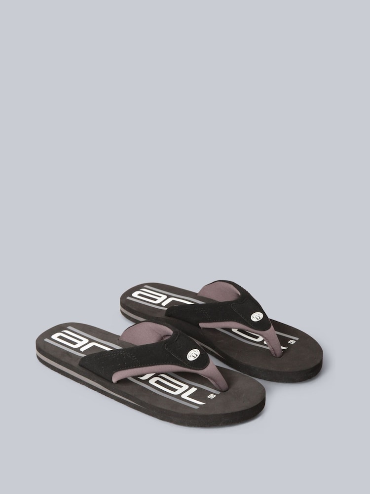 Animal Black Mens Jekyl Flip Flops - Image 2 of 4