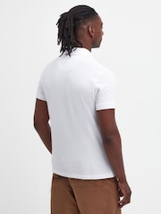 Barbour White 100% Cotton Sports Polo Shirt - Image 2 of 3